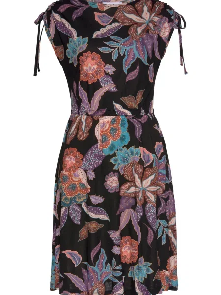 VIVANCE Šaty mix barev černá