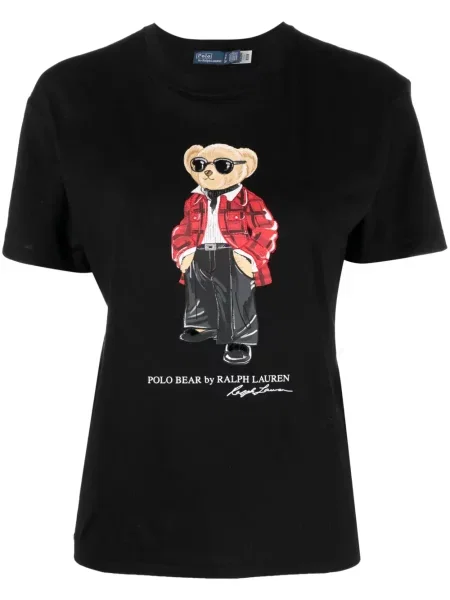 Dugo košulja Polo Ralph Lauren karirana s okruglim izrezom siva