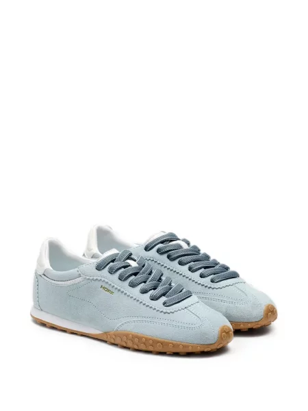 Sneakerși Hoff din piele de căprioară cu imagine albastru
