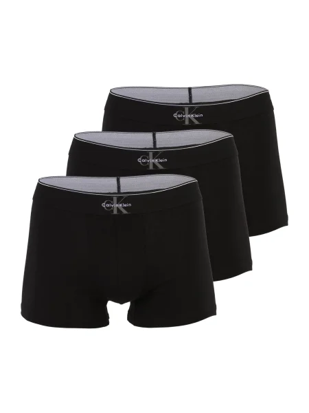 Calvin Klein Underwear Boksarice siva / črna bela