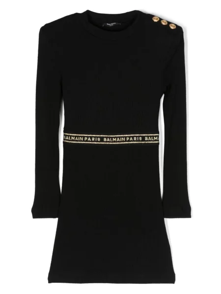 Sukienka dziecięca Balmain czarna