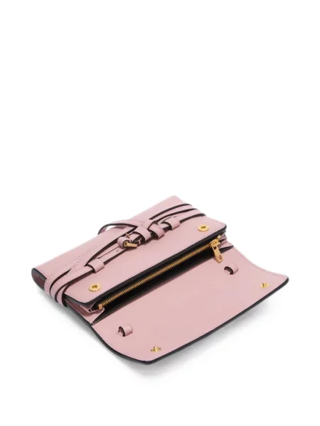 Portofel Moschino din piele roz