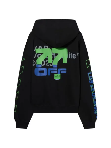 Hanorac cu glugă L/ab C/o Off-white alb
