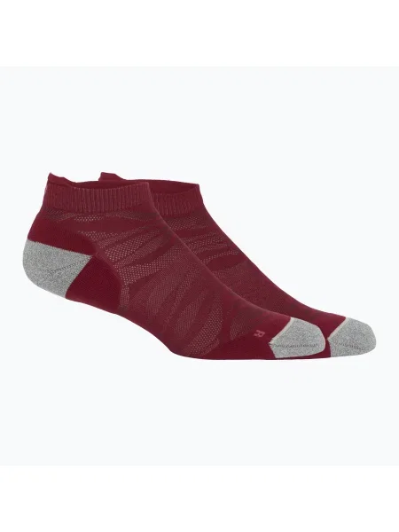 Șosete de alergare pentru femei ASICS Nagino Run Ankle brisket roșu