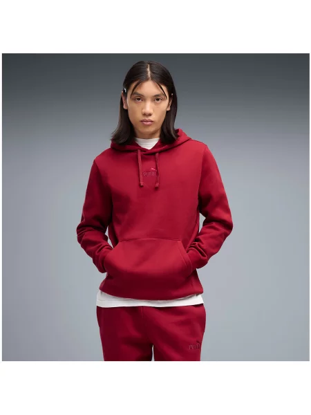 Majica s kapuljačom Puma s autogramom crvena