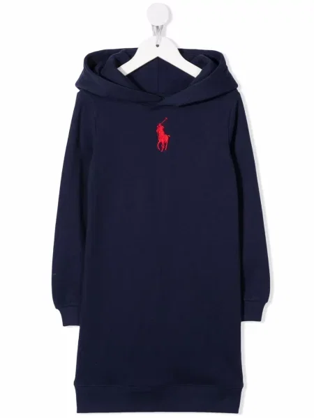 Sukienka dziecięca Polo Ralph Lauren niebieska