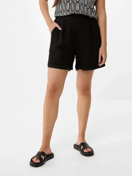 Льняные шорты Mexx черные