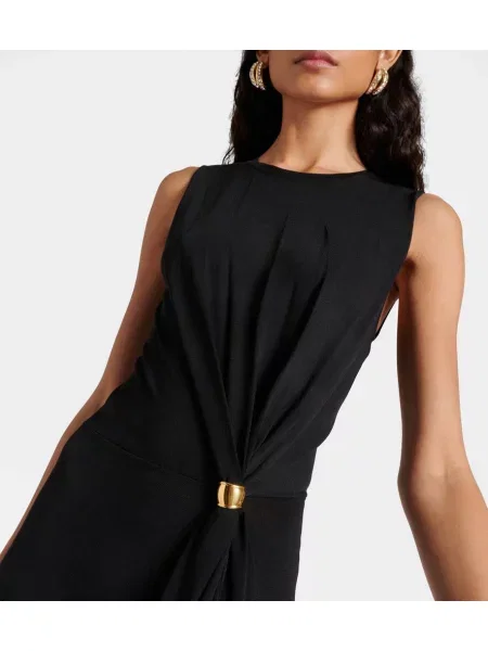Rochie midi Altuzarra din jerseu până la genunchi de costum negru