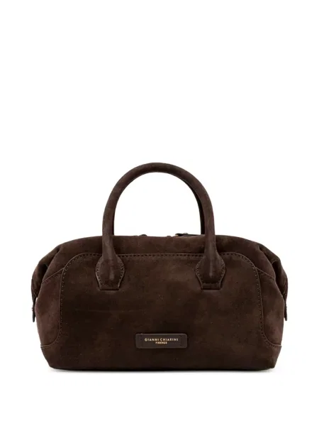 Szarvasbőr shopper táska Gianni Chiarini barna