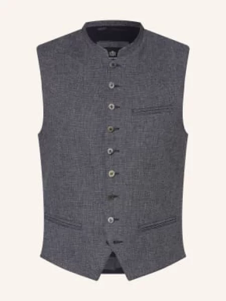 Hammerschmid Kamizelka W Stylu Ludowym David Slim Fit blau czarna