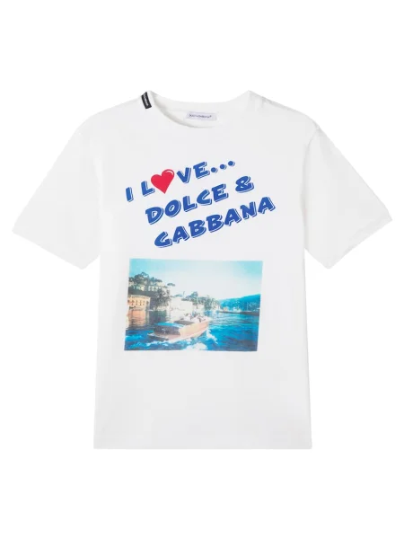 Gyerek póló Dolce&gabbana fehér