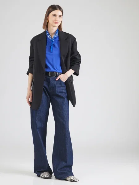 PIECES Tricou PCRia cobalt albastru