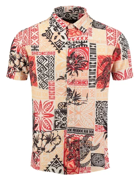 Key Largo Ing Tahiti őszibarack / világospiros piszkosfehér fekete