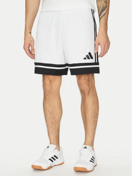 Adidas Pantaloni scurți sport Squadra 25 alb