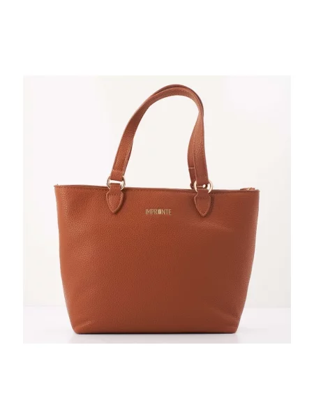 Shopper kabelka Impronte hnedá