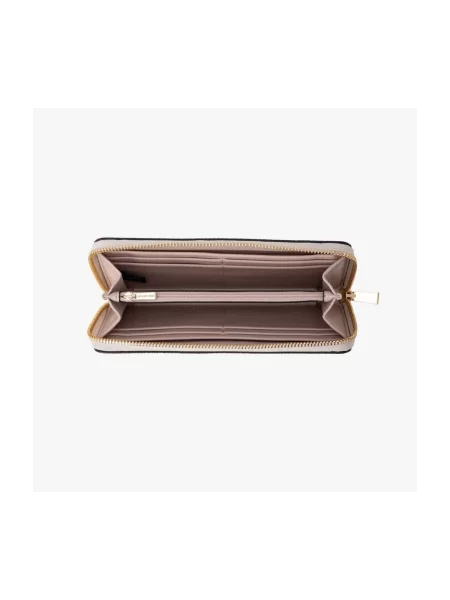 Peněženka MICHAEL Michael Kors Jet Set hnědá
