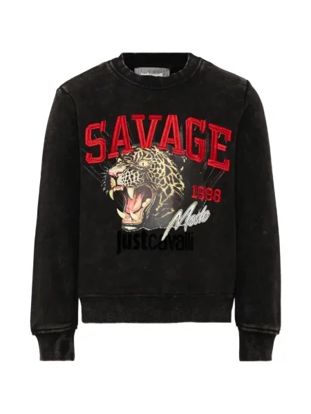 Bluza dziecięca Just Cavalli czarna