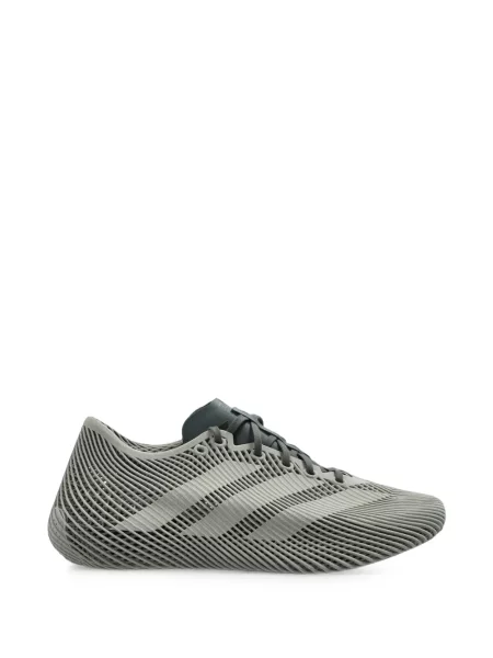 Tricou Adidas cu dungi cu volane din velur negru