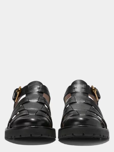 Кожаные босоножки Cole Haan черные