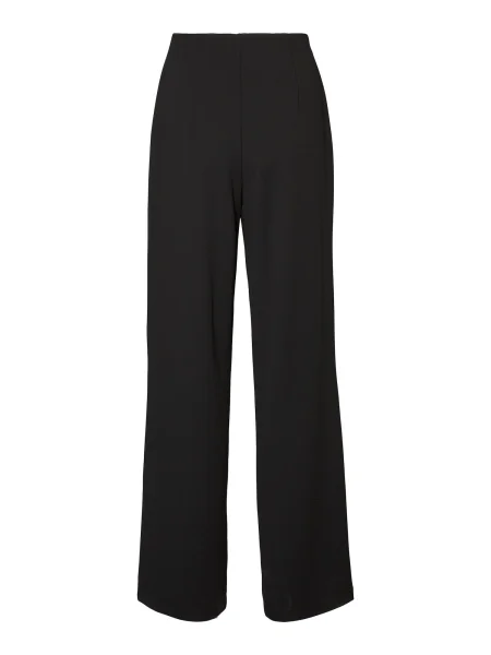 VERO MODA Kelnės su kantu Becky' juoda