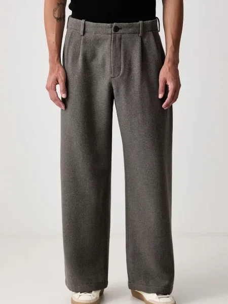 Our Legacy pantaloni chinos cu lână pentru bărbați