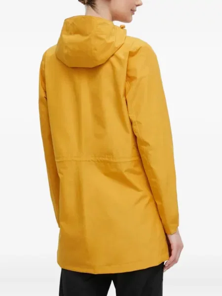 Geacă parka Jack Wolfskin cu glugă galben