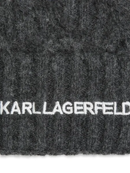 Căciulă Karl Lagerfeld tricotate gri