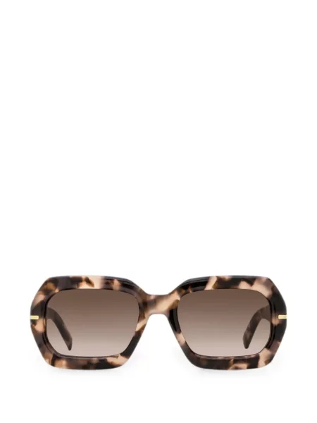 Ochelari de soare Boss cu imprimeu geometric maro