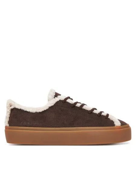 Сникърси Inuikii Shearling Low кафяв