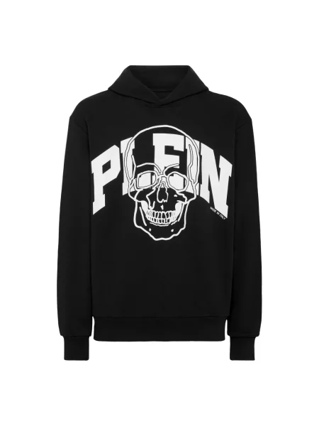 Bluza z kapturem Philipp Plein z kapturem czarna