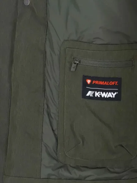 Kapucnis dzseki K-way zöld