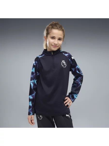 PUMA Młodzieżowa bluza Premier League Reactivity z zamkiem Odzież niebieski