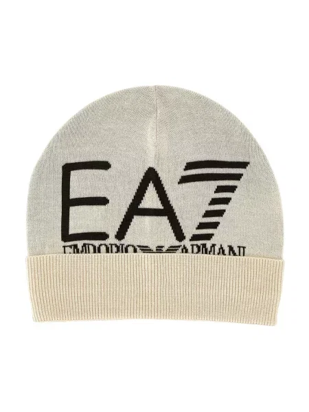 Czapka Emporio Armani Ea7 beżowa