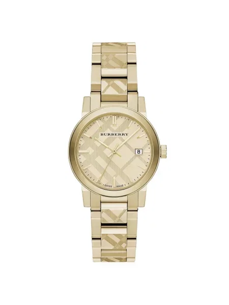 Zegarek Burberry żółty