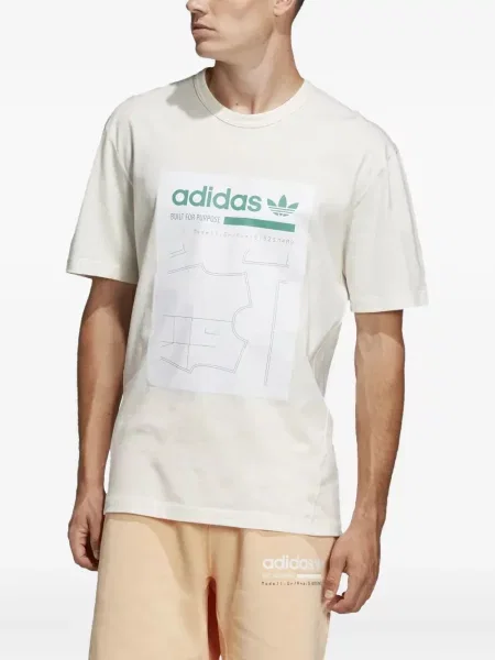 Tricou Adidas alergare din fleece streetstyle gri