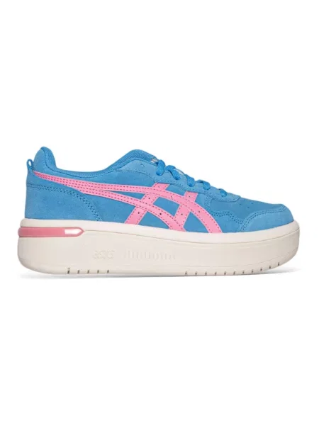 Sneakersy Asics zamszowe niebieskie