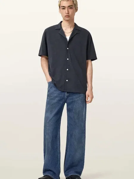 Дънки AllSaints LENNY тъмносиньо
