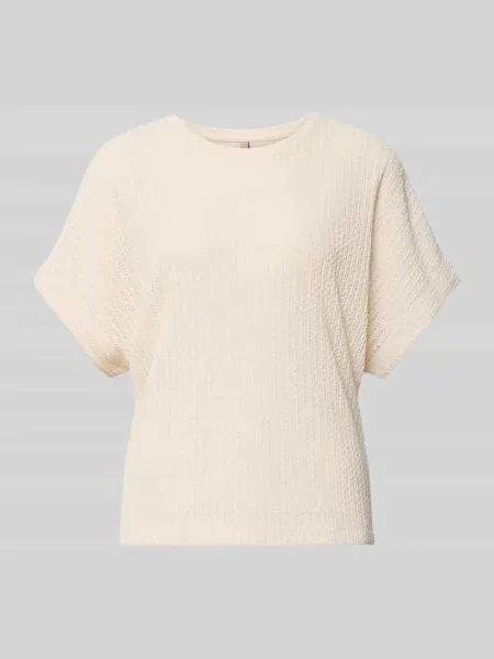 Męski t-shirt o kroju regular fit z domieszką bawełny model SC-GINGER 1' Soyaconcept biała