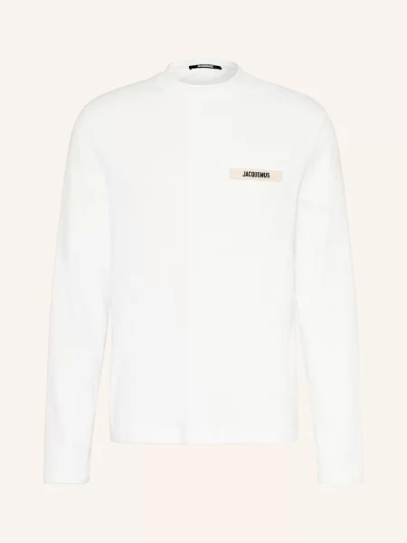 Jacquemus Koszulka Z Długim Rękawem weiss biały