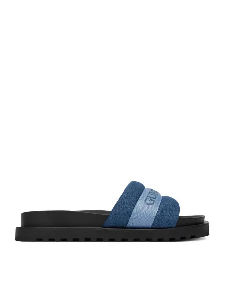 Papuci Guess Jeans albastru