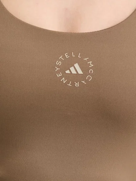 Топ для тренувань adidas by Stella McCartney коричневий