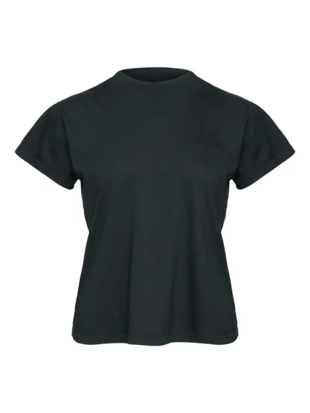 Tricou Mm6 Maison Margiela din satin negru