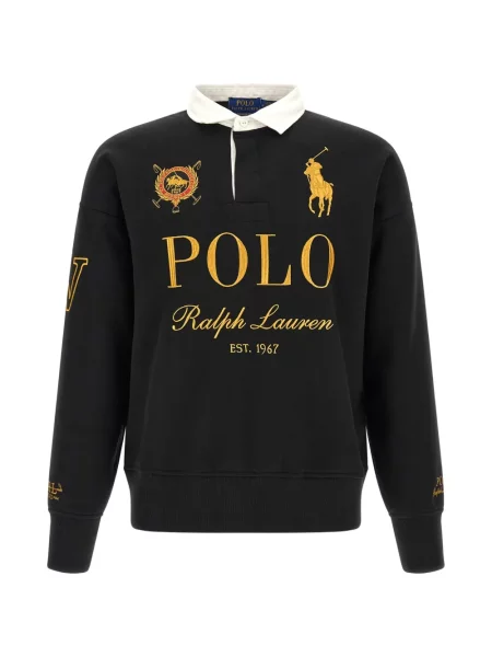 Tricou polo Polo Ralph Lauren cu broderie clasic de catifea cord verde