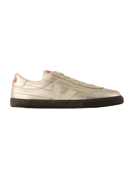 Sneakersy Veja skórzane żółte