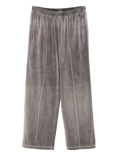 Pantaloni Alexander Wang de cristal gri