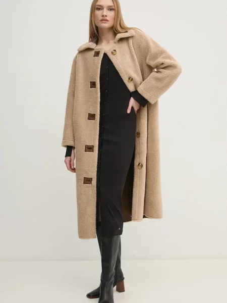 Calvin Klein Jeans sukienka midi dopasowana czarny