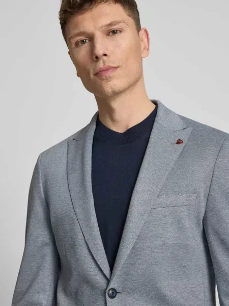 Garnitur w kroju extra slim fit o jednokolorowym designie Roy Robson