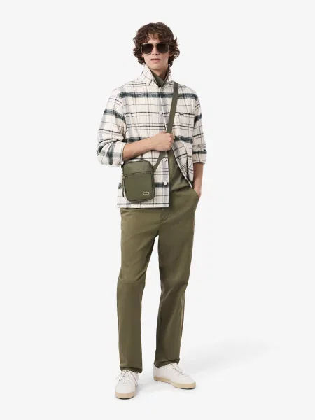 Сумка через плечо Lacoste зеленая