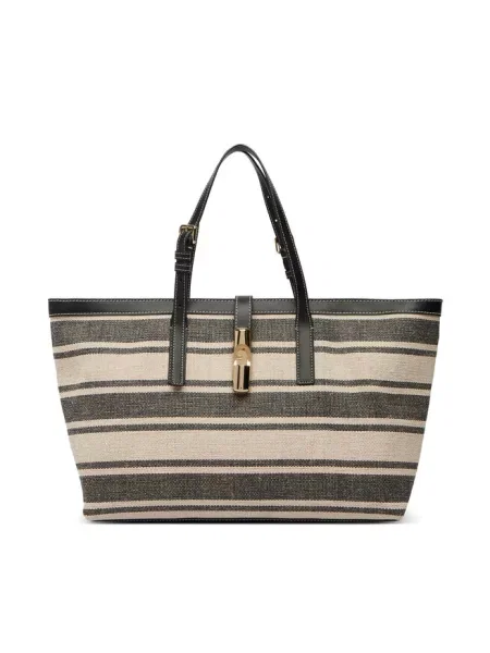 Furla Torebki Kobieta Czarny ONE SIZE Skóra Debby Tote L granatowa