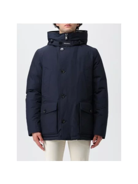 Anorak Woolrich niebieska
